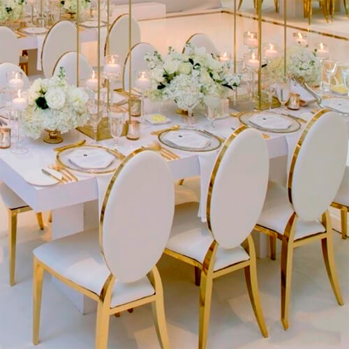 3 Стул Lizzeta (white+gold) Фото - 3 Стул Lizzeta (white+gold)