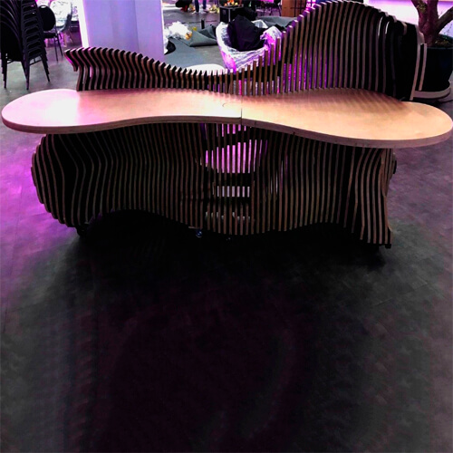 5 Loft барна стійка Ribbed Фото - 5 Loft барна стійка Ribbed