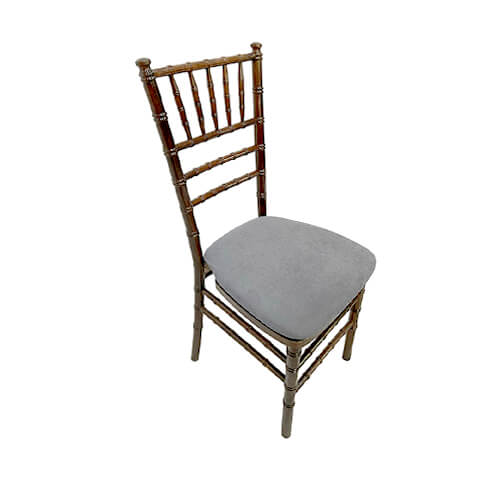 2 Подушка на стул Chiavari, серая Фото - 2 Подушка на стул Chiavari, серая